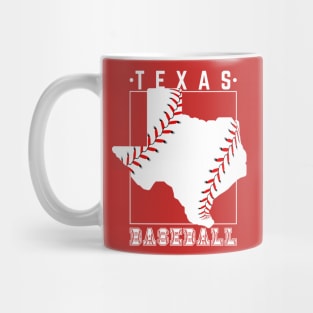 Texas Baseball Mug